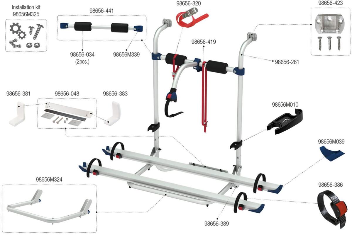 Obere Struktur Fiamma Ersatzteil Nr F R Carry Bike Hobby