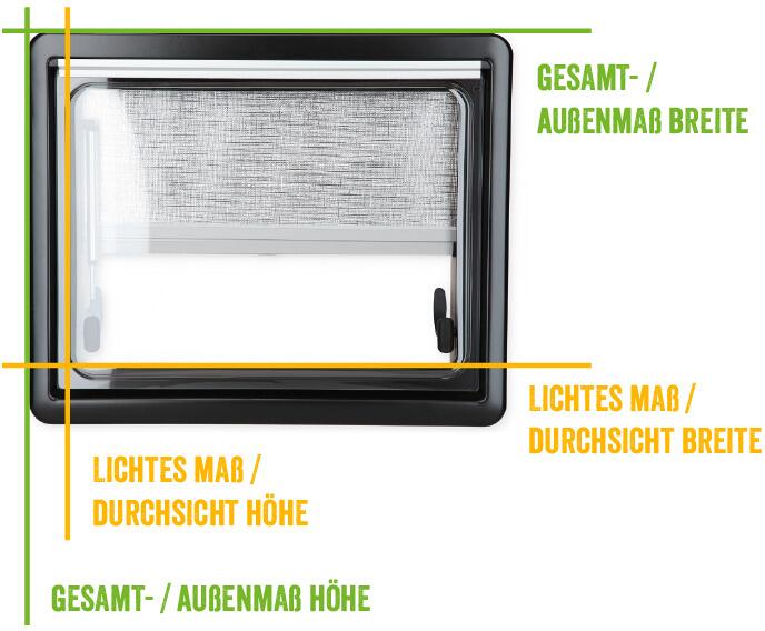 Carbest Rw Rear Aufstellfenster Ohne Rahmen X Mm Bei Camping