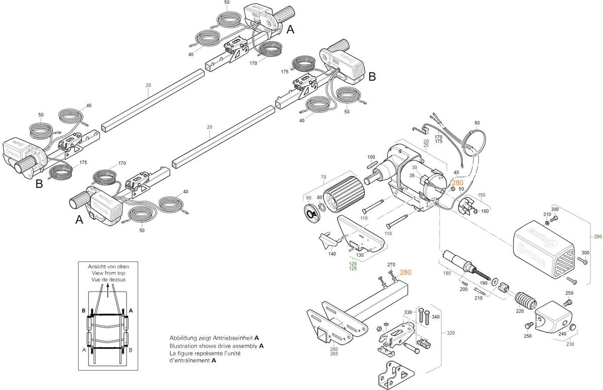 Mutter M 8 Truma Ersatzteil Nr 60010 52300 für Mover S bei Camping