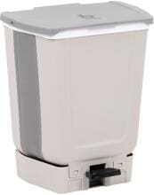 Bo-Camp Abfalleimer, faltbar, grau, 15 L