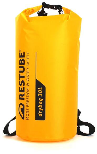 Restube Dry Bag mit Schultergurt, gelb, 30L