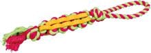 Jollypaw Twisted Stick am Seil, Naturgummi, 37cm