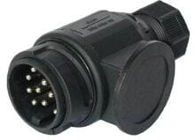 HABA Stecker, 13-polig, ISO 11446, schwarz