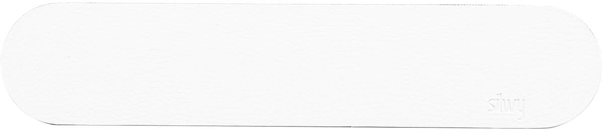 silwy Metall-Leiste für Magnetgläser, 25cm, weiß