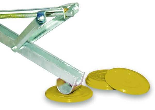 Brunner Basepad Stützplatten, 4er-Set, gelb