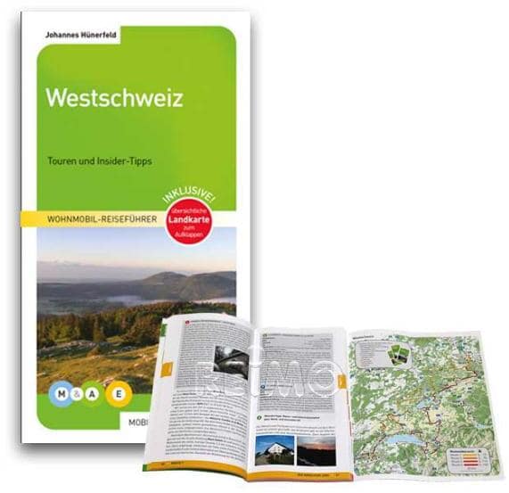M&A Wohnmobil Reiseführer inkl. Landkarte - Westschweiz