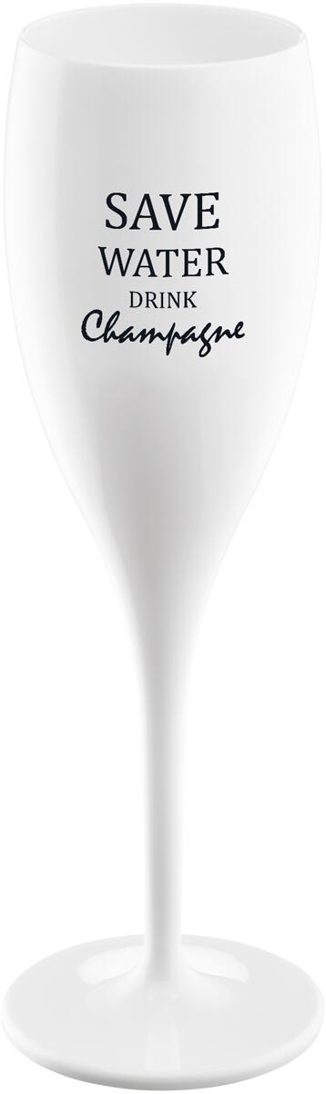 Koziol Cheers No.1 Champagnerglas, 100ml, Save Water