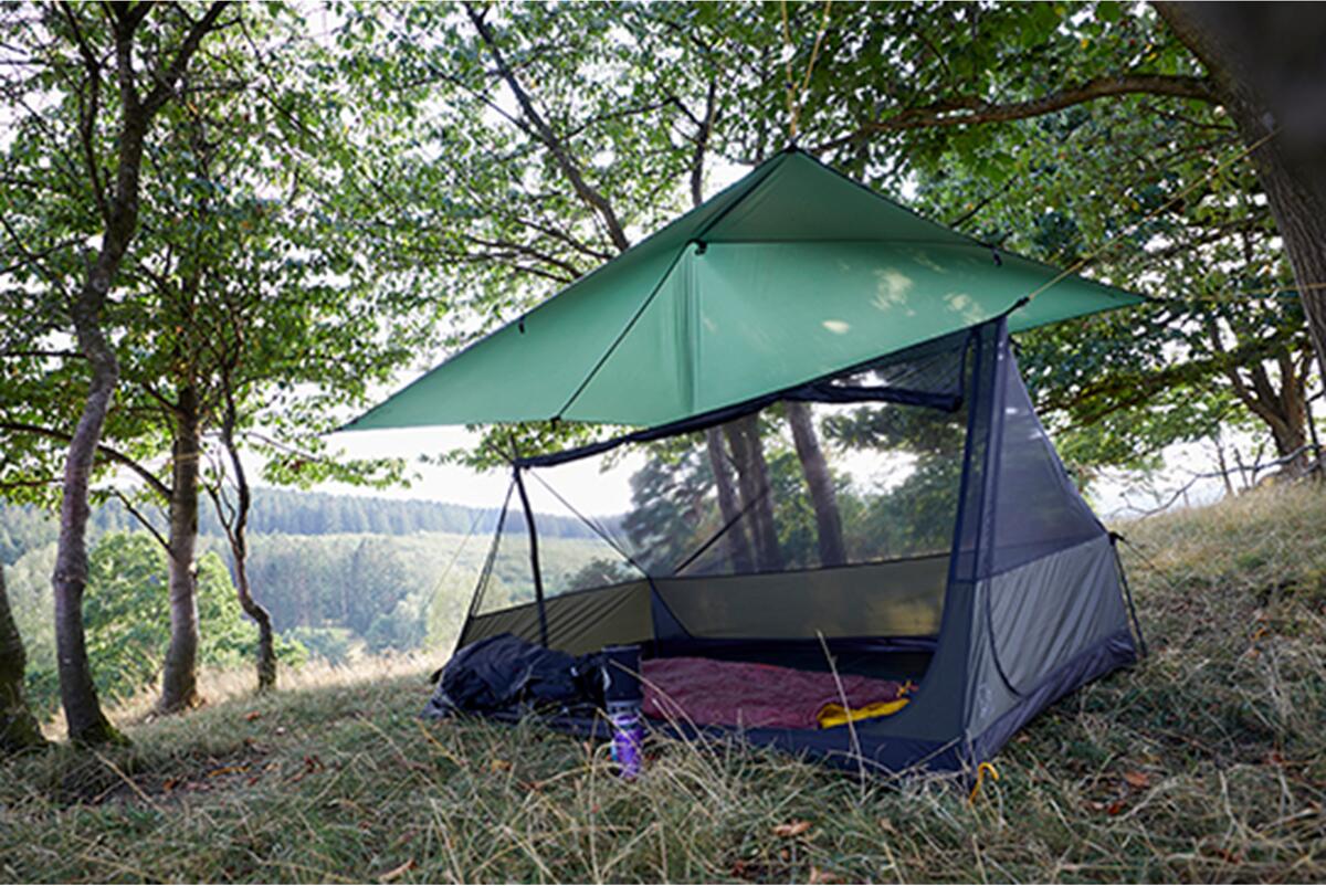 Nordisk Troms Netz Zelt, 2-Personen, 220x135cm, grün/schwarz bei