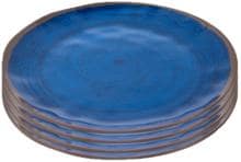 Bo-Camp Halo Frühstücksteller, Ø23cm, 4er-Set, blau