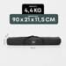 BOXIO TABLE Rolltisch, 88x40,5cm, grau