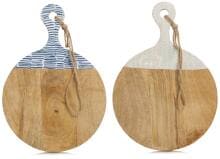Zeller Schneide-/Servierbrett, Mangoholz, 43x30x2cm
