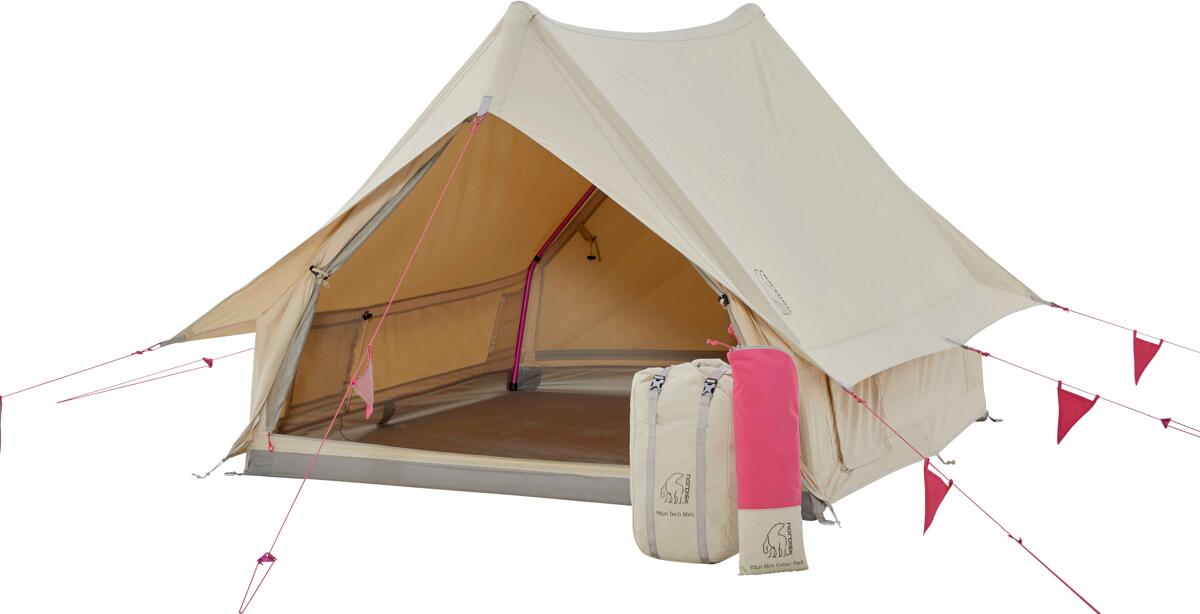 Nordisk Ydun Tech Mini Firstzelt, 2 Personen, Azalea Cherry Pink, 210x155cm
