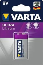 Varta 9V-Block Ultra Lithium Batterie, 1 Stück
