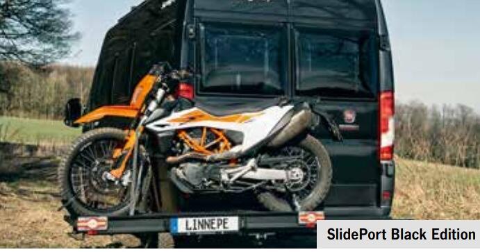 Linnepe Slideport Lastenträger für Für Mercedes Benz Sprinter > 2006 Typ 910 (VS30) mit Frontantrieb, Black Edition