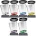silwy Magnet Trinkbecher, Kunststoff, 6er Set, 250ml, multicolor