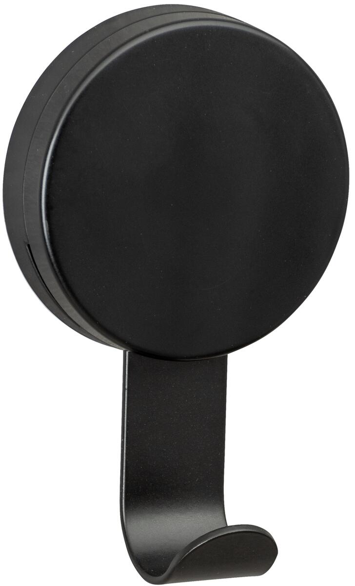 Wenko Pavia Static-Loc Plus Wandhaken, schwarz, 2er Set