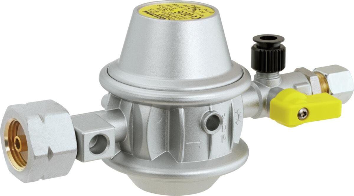 GOK Caramatic BasicOne EN61-DS Niederdruckregler (Komb.A x RVS8 S2SR PV FKM), 1,5kg/h, 30mbar