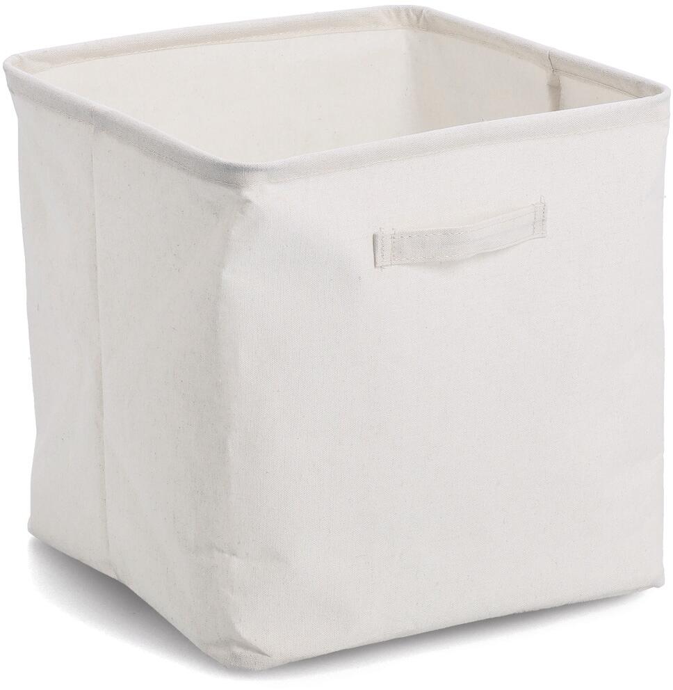 Zeller Aufbewahrungsbox, creme, 32x32x32cm