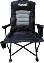 punii turu Campingstuhl, faltbar, schwarz/grau