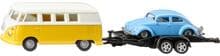 Siku VW T1/VW Käfer Fahrzeugmodell mit Anhänger