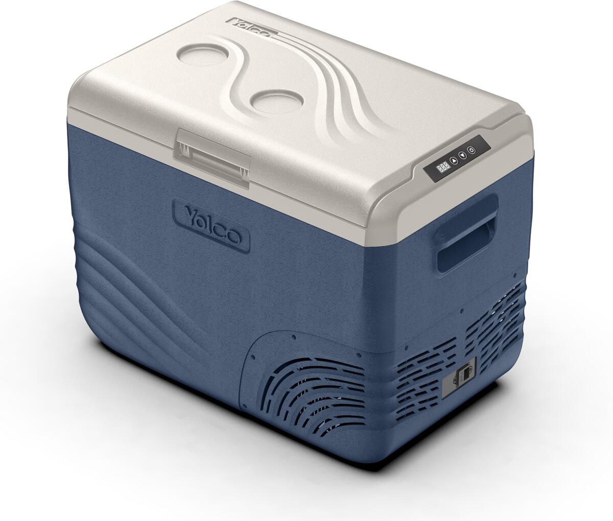 Yolco NX40 Blue Kompressor-Kühlbox, 12/24/230V, 37L, blau