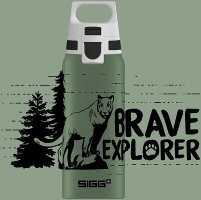 SIGG WMB One Trinkflasche mit Motiv, 600ml, Puma