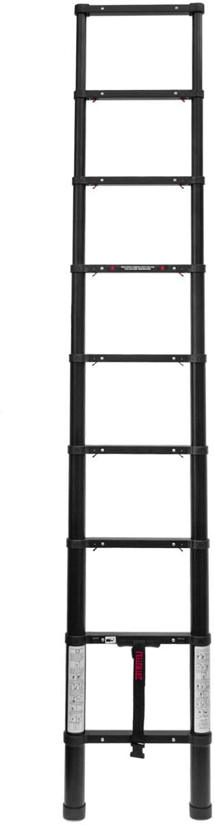 Leitertec Teleskopleiter, 260 cm, schwarz