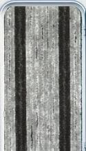 Arisol Chenille Flauschvorhang, 56x185 cm, hellgrau-anthrazit, ideal für Caravans