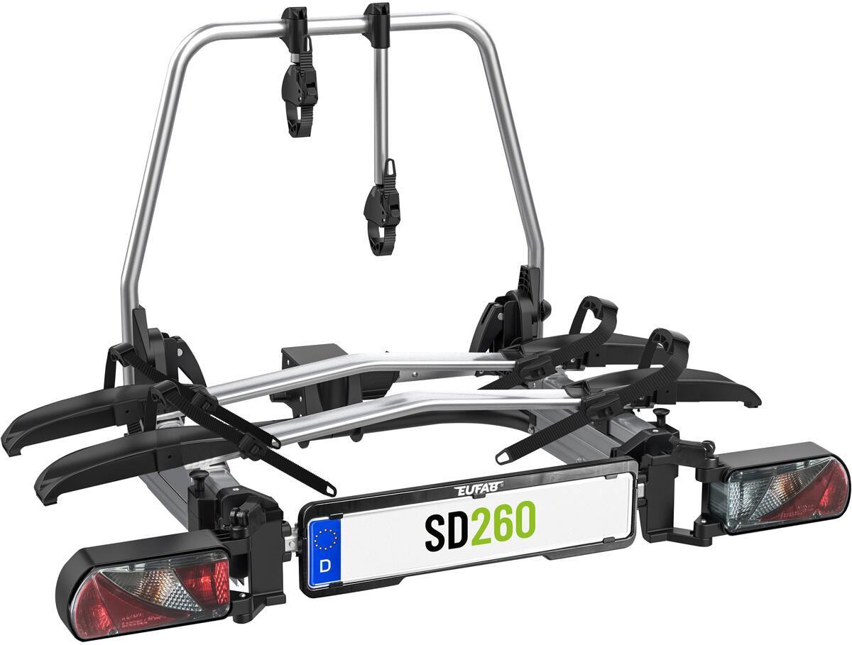 EUFAB SD260 Flügeltür Kupplungsträger, 60Kg, silber/schwarz