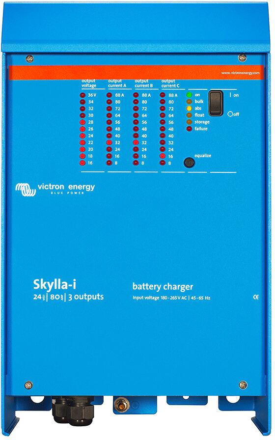 Victron Skylla-i Batterieladegerät, 3 Anschlüsse, 24V, 100A
