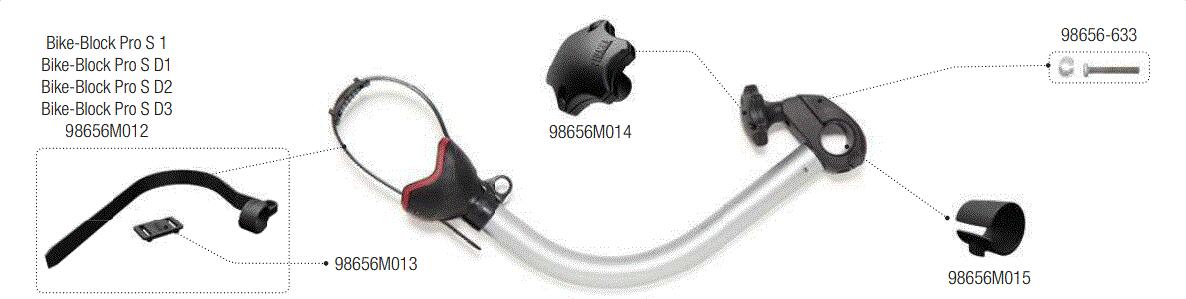 Bike Block Pro S Ersatzband - Fiamma Ersatzteil Nr. 98656M012  