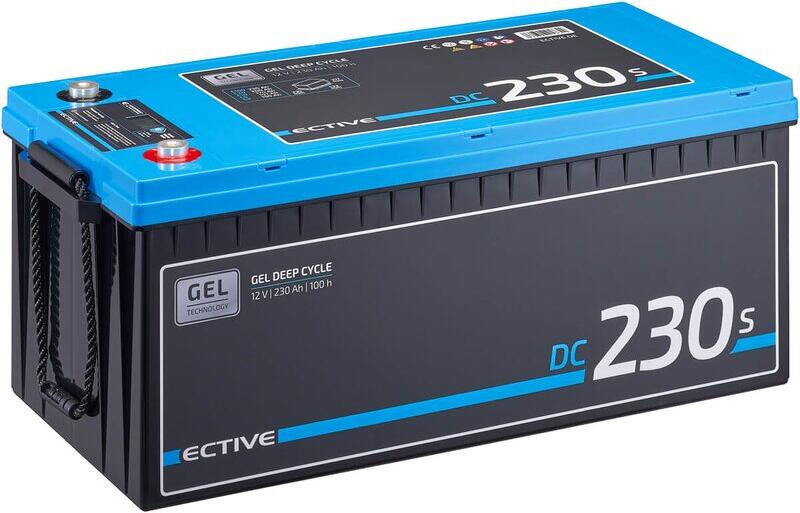 ECTIVE GEL Deep Cycle mit LCD-Anzeige, DC 230S, 230Ah