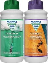 Nikwax Tech Wash+TX-Direct Reinigungsmittel & Imprägnierung, 2x1l, einwaschbar