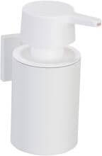 Wenko Turbo-Loc Seifenspender Mod. Ovaro White matt, Wandhalter aus Edelstahl