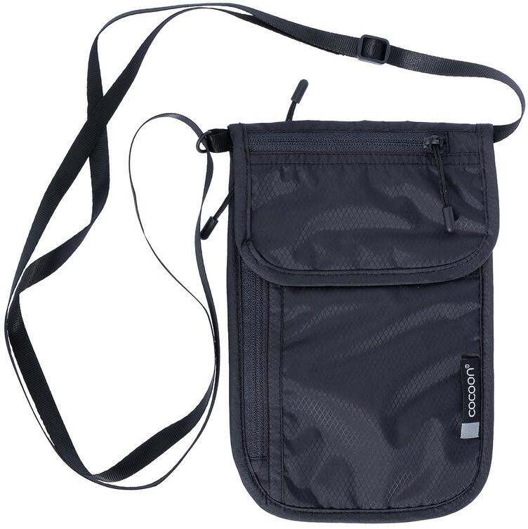 Cocoon Neckwallet light Umhängetasche, phantom black