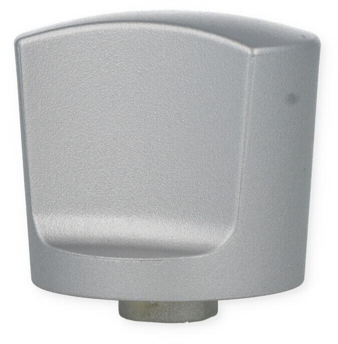 FAWO Drehknopf, olivenförmig, silber matt