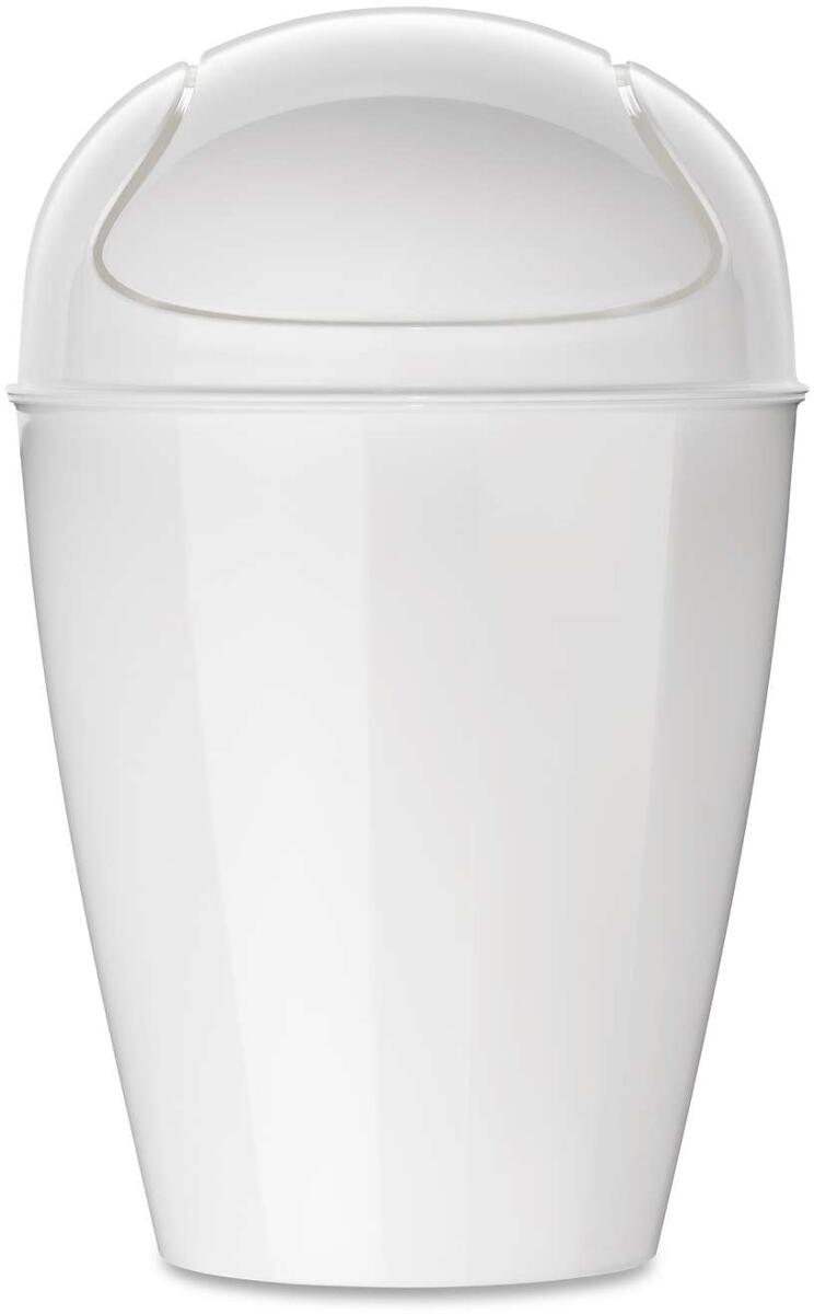 Koziol DEL Schwingdeckeleimer, 2l, weiß