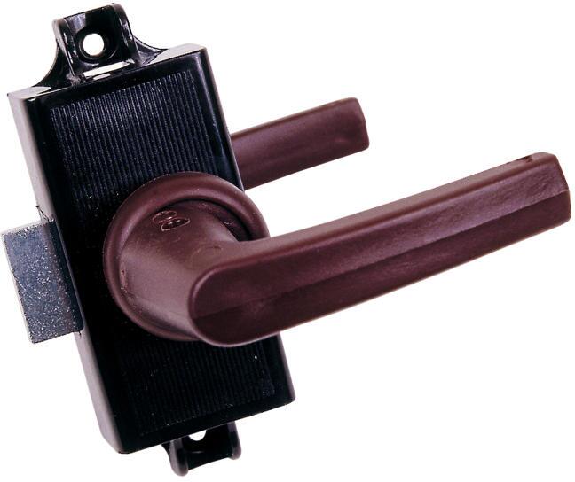 FAWO Toilettenraumschloß komplett, braun