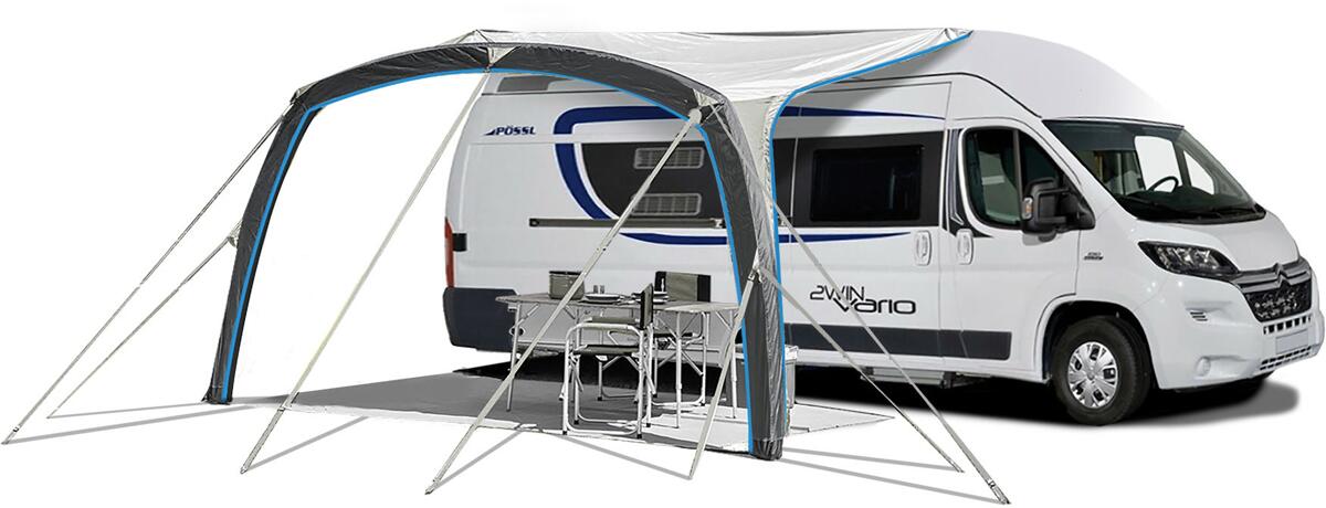 Brunner Skia aufblasbares Sonnensegel, skia 400, grau-blau