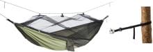 Amazonas Moskito-Traveller Thermo Hängematte + T-Strap Befestigungsgurte - Camping Wagner Edition