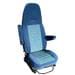 Schonbezug für Aguti-Sitze mit integrierter Kopfstützen - Blau / Grau