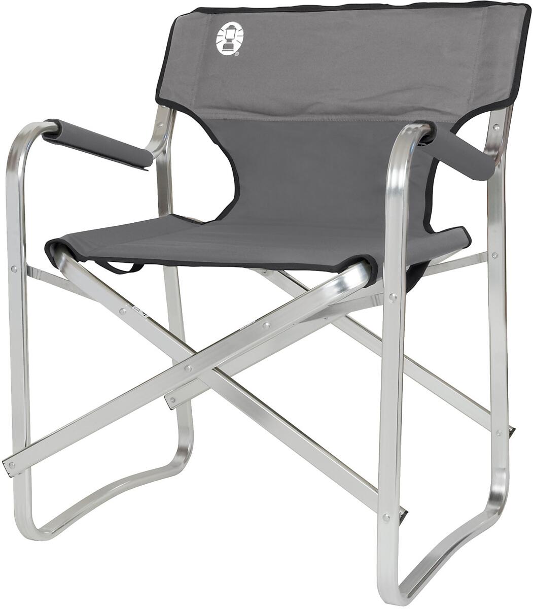 Coleman Deck Chair Regiestuhl, grau