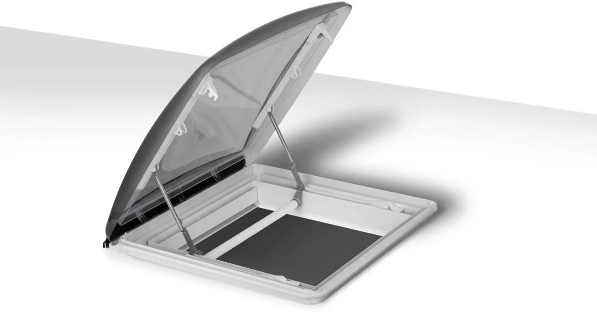 roofSTAR Dachhaube, 400x400mm, mit Zwangsbelüftung, motorisiert, LED