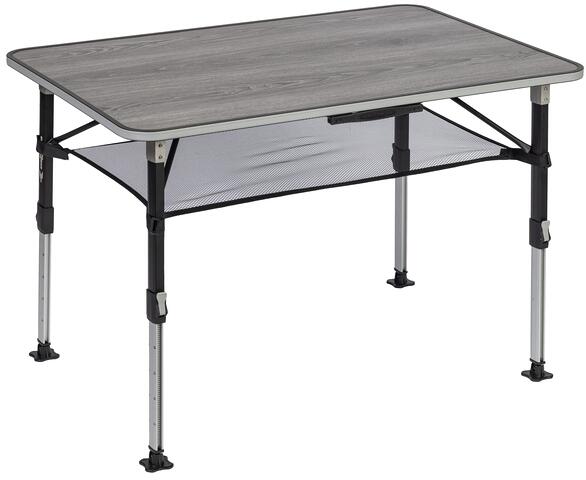 Brunner ELÙ NG Campingtisch, Aluminium, 100x42x68cm, grau bei Camping Wagner Campingzubehör