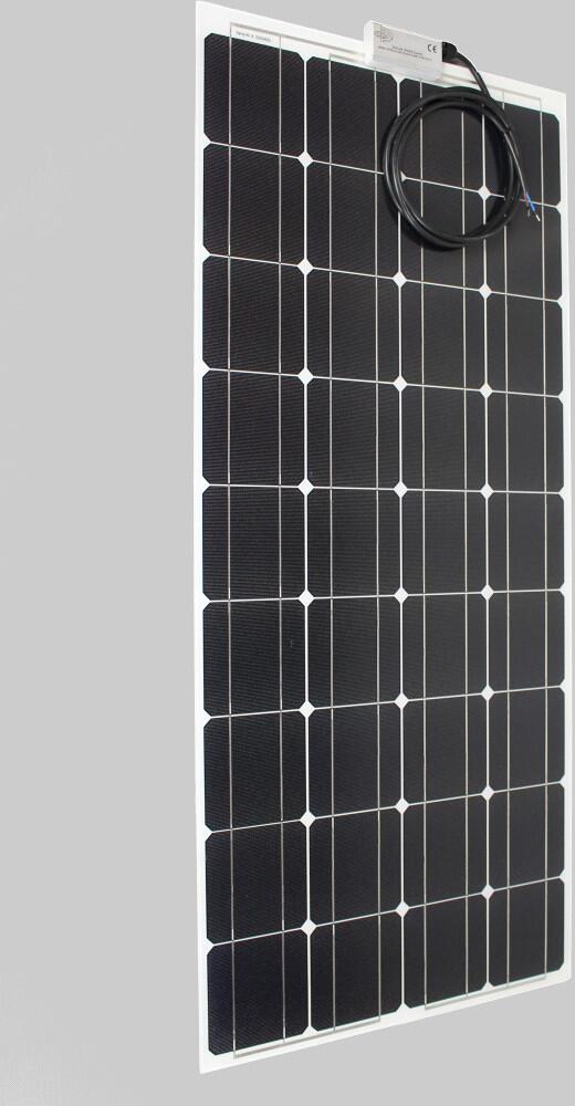 Solarswiss superflach Solarmodul-Komplettset, KVM6C, 120W, schwarz