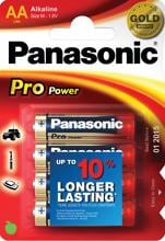Panasonic Pro Power Alkaline Batterien, Mignonzelle, 4 Stück