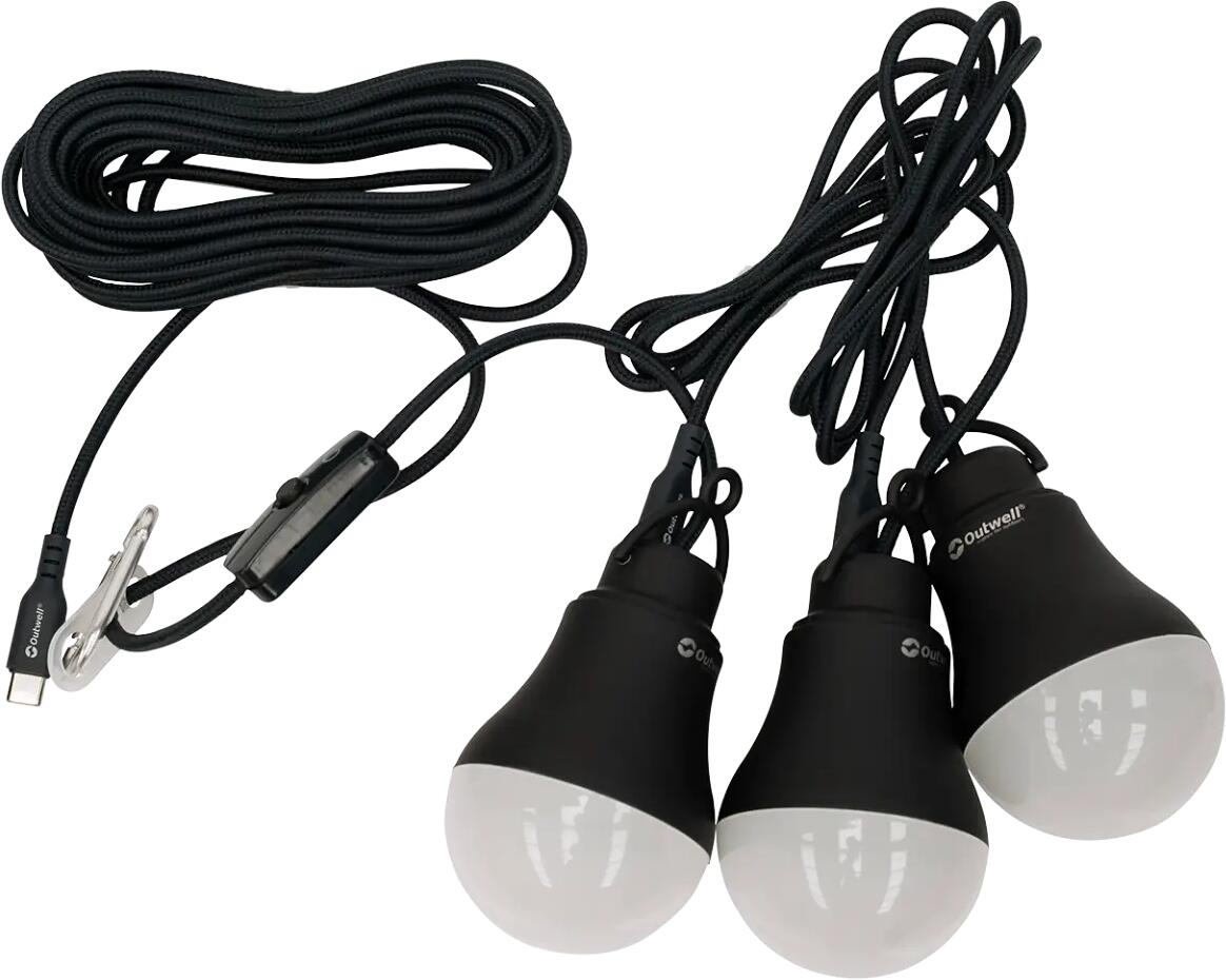 Outwell Epsilon Glühbirne, 300 Lumen, 3er-Set, schwarz