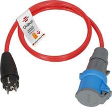 Quipon Adapterleitung LINK BQ 1,5m, 3x2,5 Stecker Schuko, Kupplung CEE