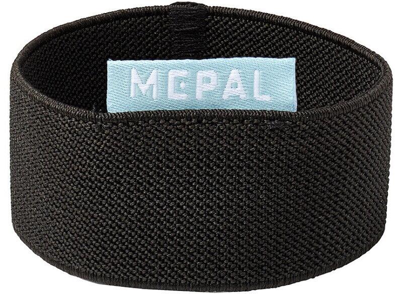 Mepal Ellipse Gummiband Trinkflasche/Sporttrinkflasche, nordic black