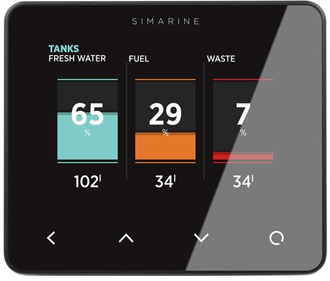 Simarine PICO Batteriewächter ohne Rahmen, schwarz
